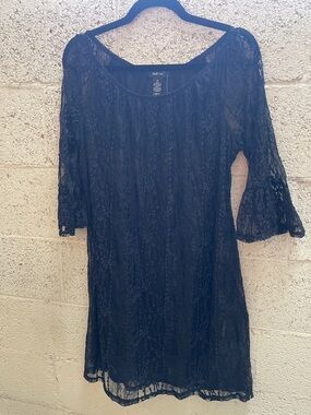 Style & Co Black Lace Dress NwT
